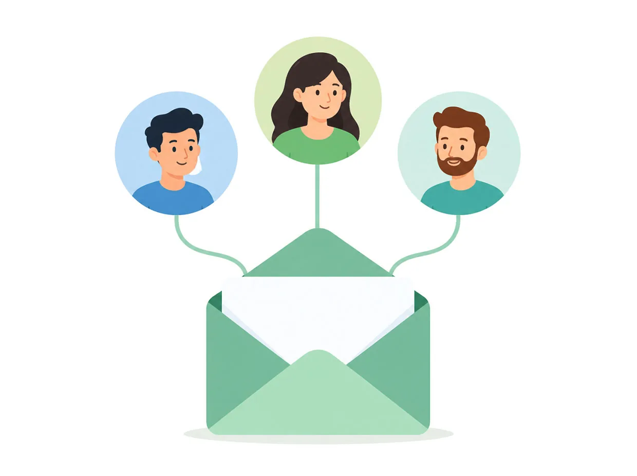 Illustration placeholder for inviting your team