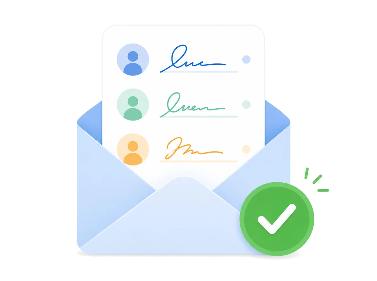 Tracking group card signatures and team contributions in real time