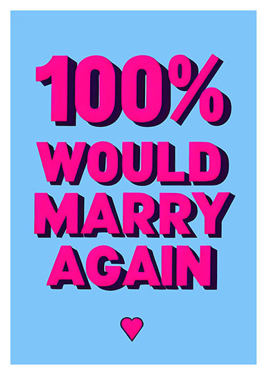 Bold Anniversary Love Card with a Heartfelt Message