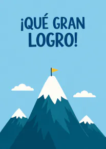 ¡Qué gran logro! Montaña