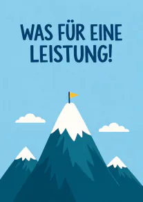 Was für eine Leistung Bergkarte