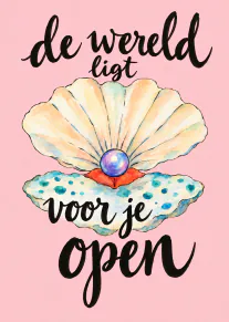 De wereld ligt voor je open