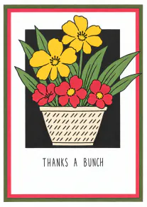 Thanks a Bunch Flower Pot