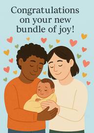 Congratulations on Your New Bundle of Joy with Loving Parents