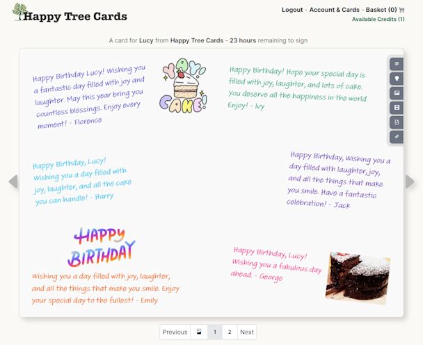 Happy Tree Cards