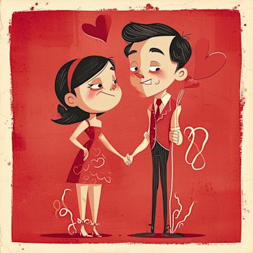 Funny Valentine's Day Couple