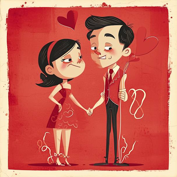 Funny Valentine's Day Couple