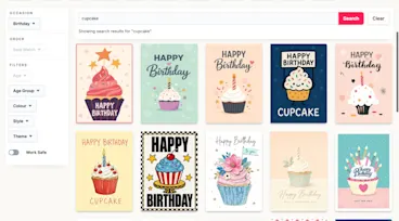 Browse birthday card designs